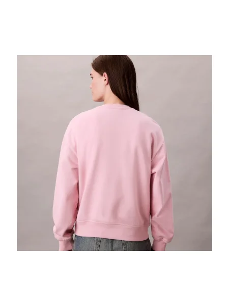 Calvin Klein Jeans mikina dámska s bavlnou ružová