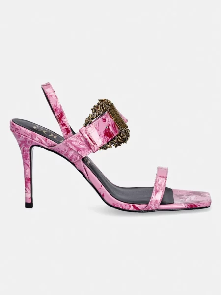 Versace Jeans Couture sandale cu cui roz