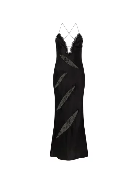Rochie Roberto Cavalli din dantelă negru