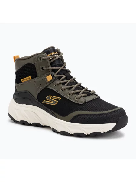 Încălțăminte pentru bărbați SKECHERS Hillcrest Woodrock Peak olive/black negru