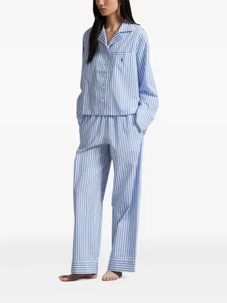 Briaunotas pusiau užtrauktukas zomšinės bokseriai Polo Ralph Lauren balta
