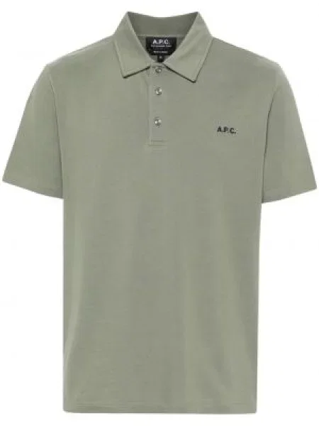 Polo majica A.p.c. zelena