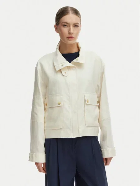 Tommy Hilfiger jakna za žene od lana bež