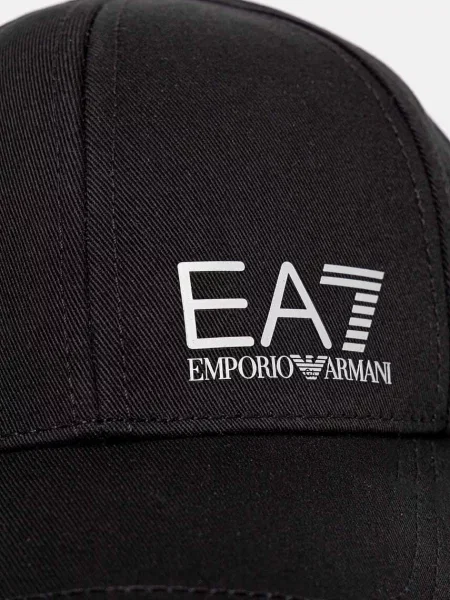 Бейсболка Emporio Armani з принтом чорний