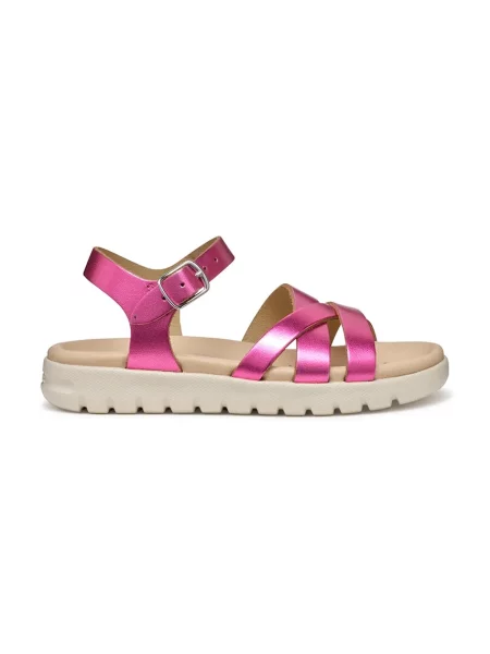 Geox Dječje kožne sandale SANDAL SOLEIMA