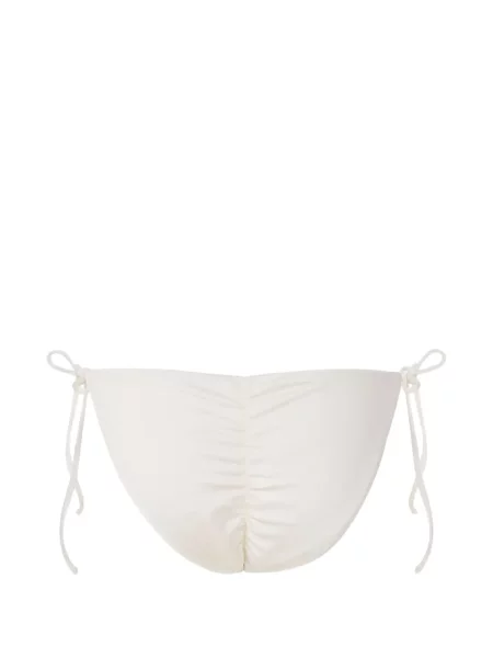 Bikini Agua Bendita cu model floral cu aplicații alb
