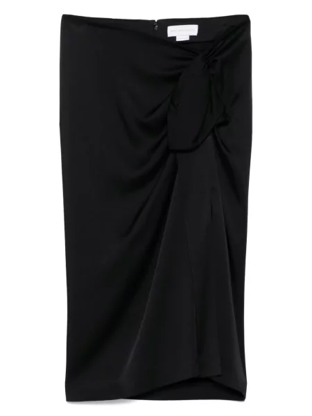 Spódnica midi Stella Mccartney do kolan czarna