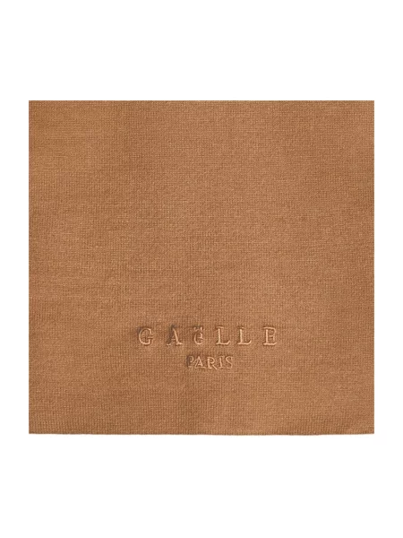 Szal Gaëlle Paris z logo brązowa