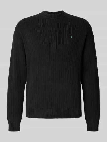 Calvin Klein Jeans Sweter schwarz czarny