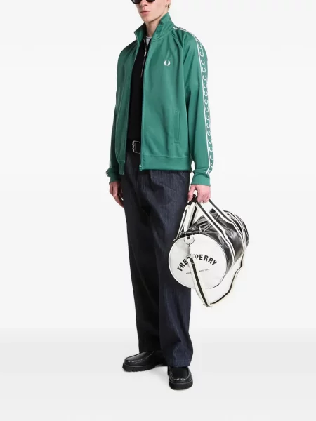 Hanorac Fred Perry cu autograf verde