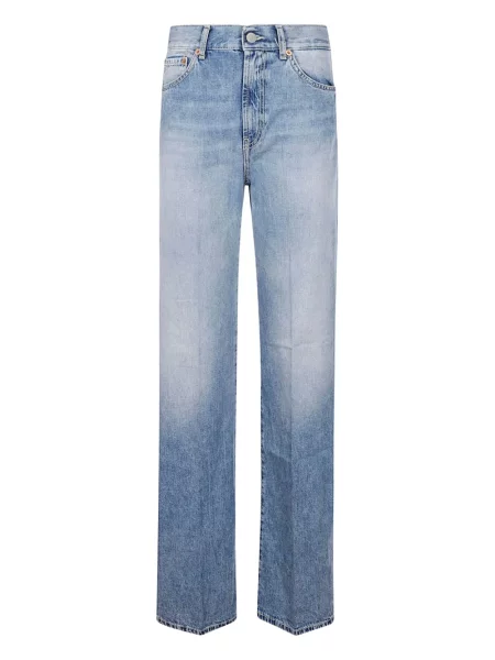 Blugi drepți Dondup albastru