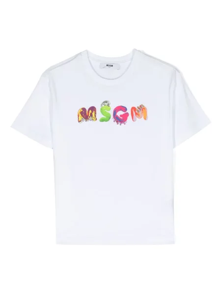 Koszulka dziecięca Msgm biała
