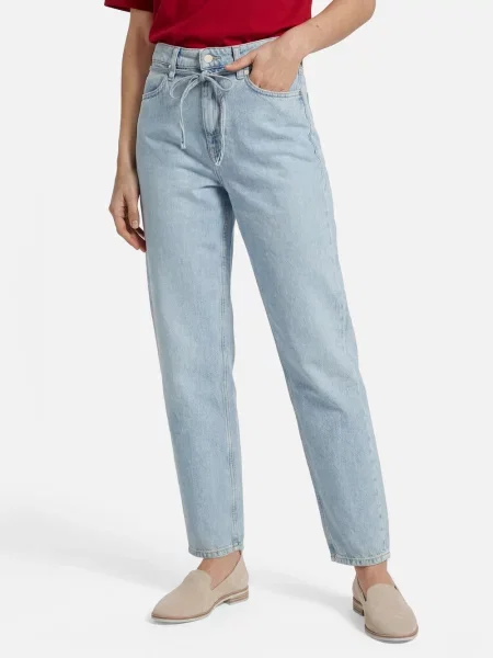 Jeansy Barrel o kroju relaxed fit z czystej bawełny model STINE' Marc O'polo Denim niebieskie