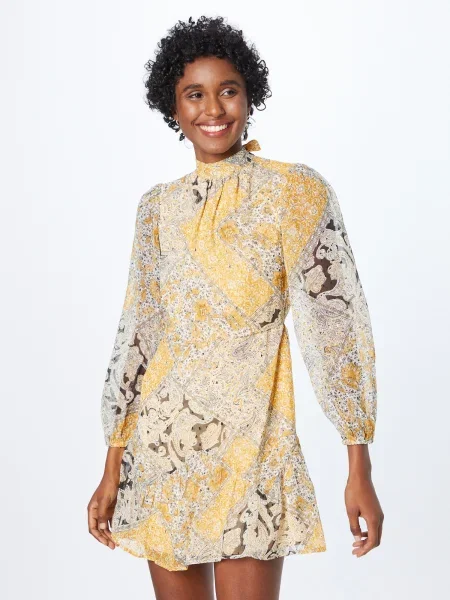 Dorothy Perkins Ruha sárga / fekete fehér