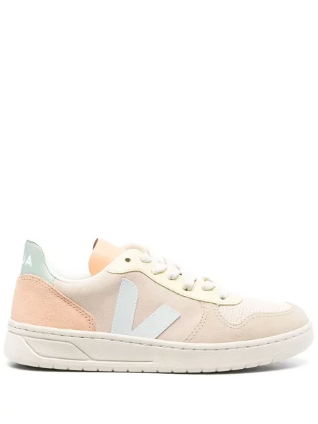 Sneakerși Veja V-10 din piele de căprioară