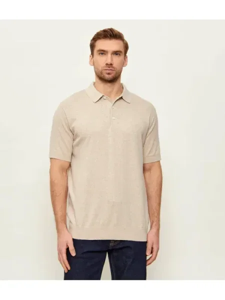 Barbour tricou polo cu in Muston bej