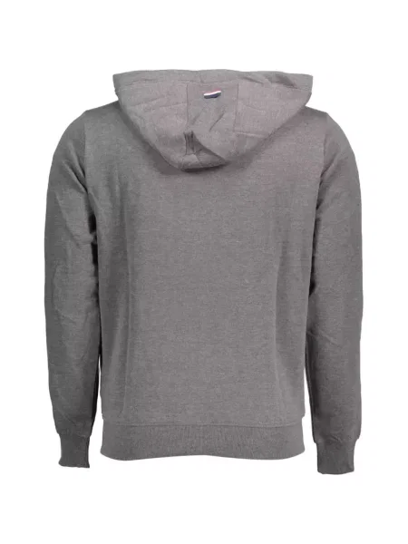 Φούτερ με φερμουάρ Us Polo Assn με κέντημα γκρι