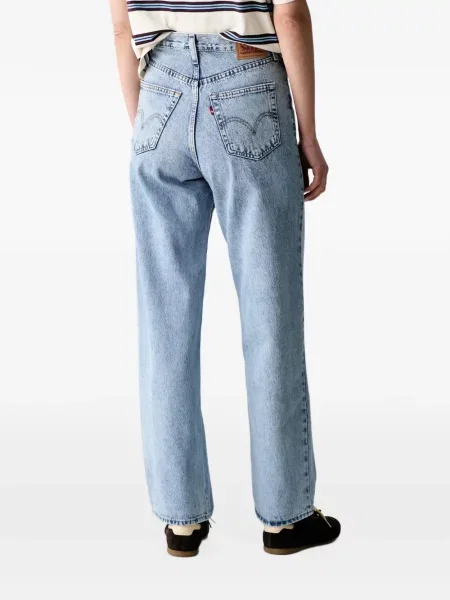 Magas derekú egyenes szárú farmernadrág Levi's® kék