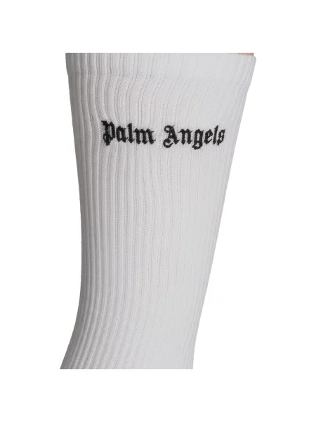 Șosete Palm Angels cu broderie alb