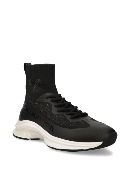 Sneakerși Karl Lagerfeld din piele negru