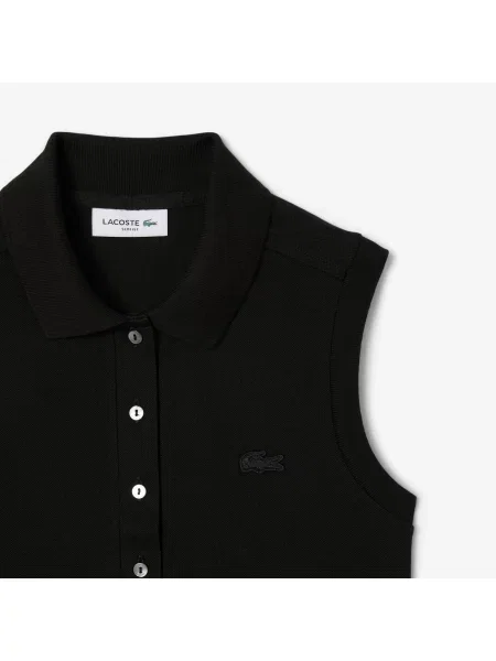 Поло Lacoste черное