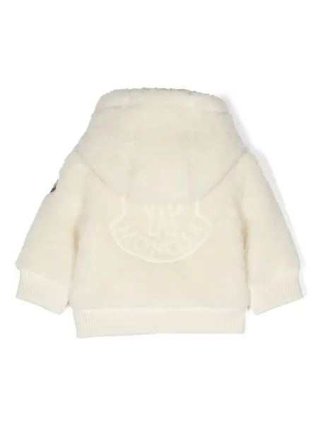 Bluza z kapturem dziecięca Moncler Enfant biała