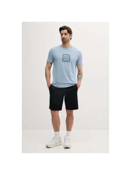 Armani Exchange szorty granatowy niebieskie