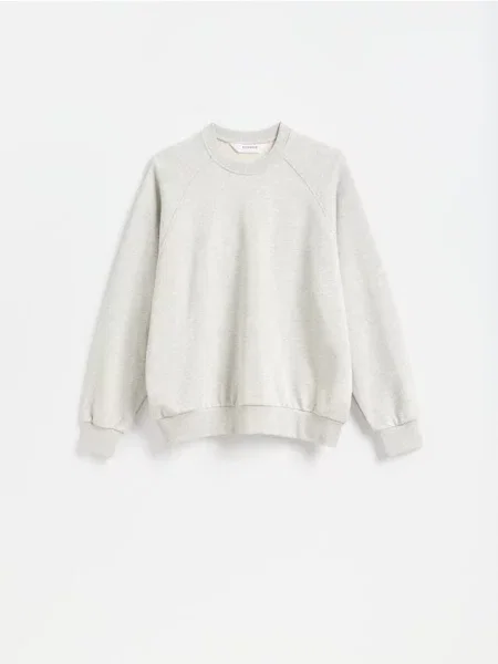 Reserved Hanorac monocromatic oversize deschis gri