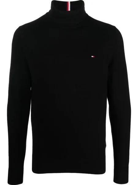 Hanorac Tommy Hilfiger cu broderie negru