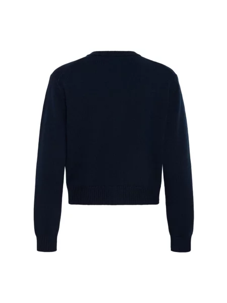 Dzianinowy sweter Part Two niebieski