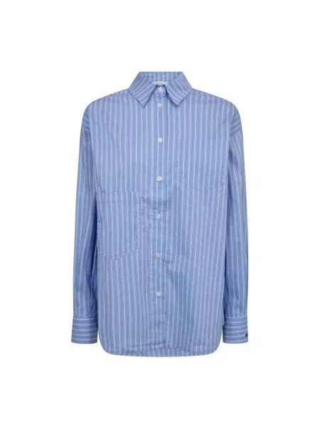 Koszula Haute L'amitié w paski niebieska