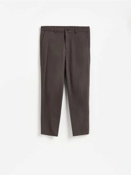 Reserved Pantaloni chino slim fit cacao-cu-lapte