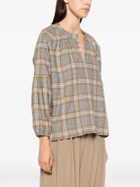 Bluză A.shirt Milano în carouri gri
