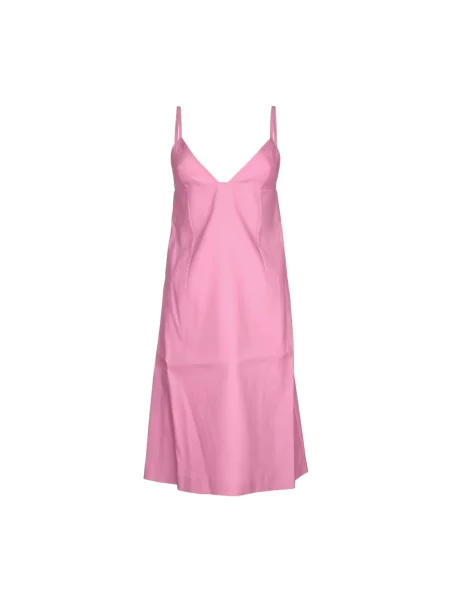 Sukienka Jacquemus wełniana różowa