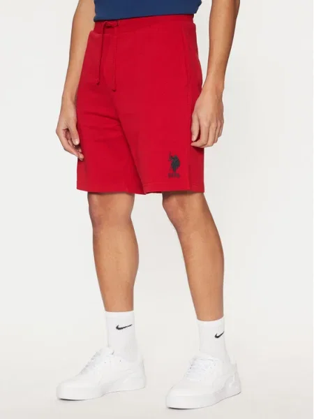 U.S. Polo Assn. Pantaloni scurți sport roșu