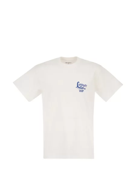 Tricou Carhartt Wip cu imagine alb