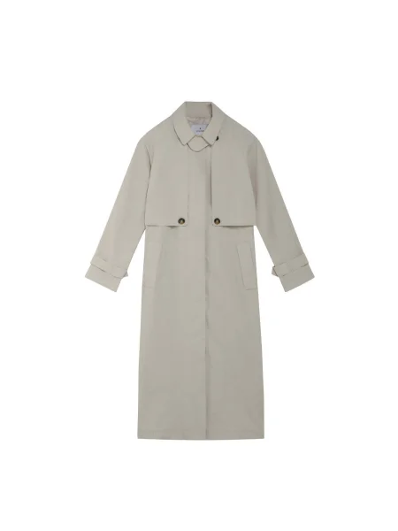 Scalpers Palton de primăvară-toamnă piatră gri