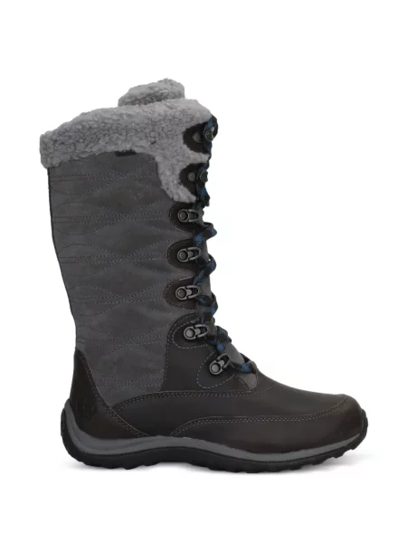 Báránybőr steppelt bokacsizma Timberland szürke