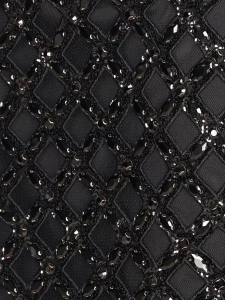 Fusta mini Liu Jo cu broderie negru