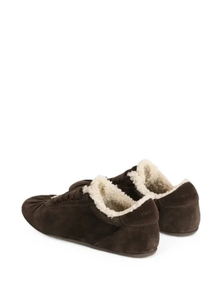Szarvasbőr sneaker Dolce & Gabbana barna