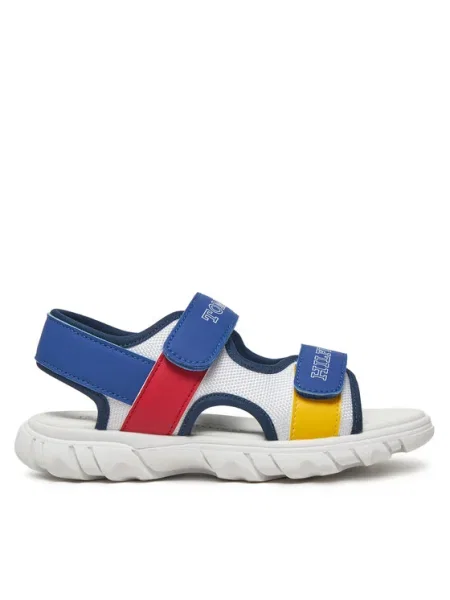 Tommy Hilfiger Sandále Velcro Sandal S Farebná modrá
