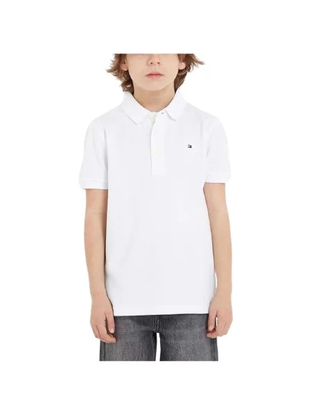 Tricou copii Tommy Hilfiger alb