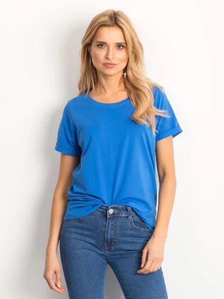 Tricou Fashionhunters albastru