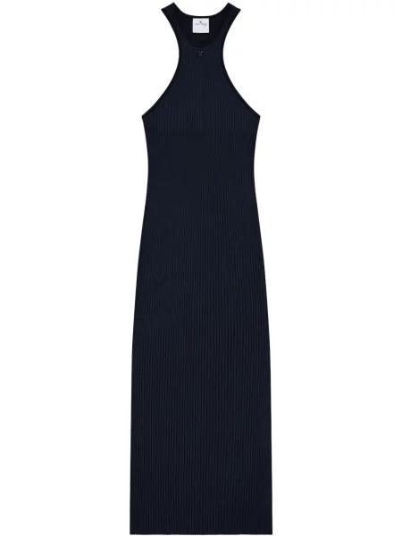 Rochie Courreges tricotate de costum albastru