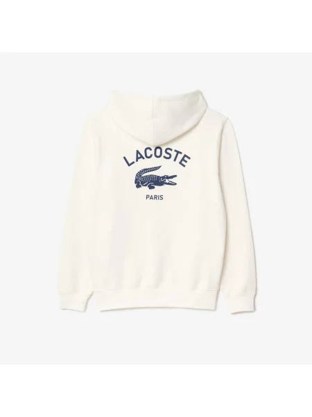 Lacoste Bluza Z Nadrukiem biała