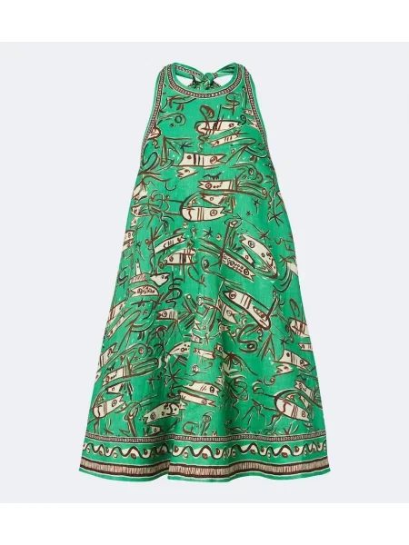 Rochie Alemais de in cu imagine verde