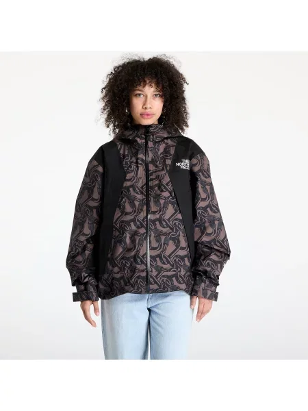 Яке The North Face Nse Shell Jacket UNISEX Print Smokey Brown Carabiner S кафяво