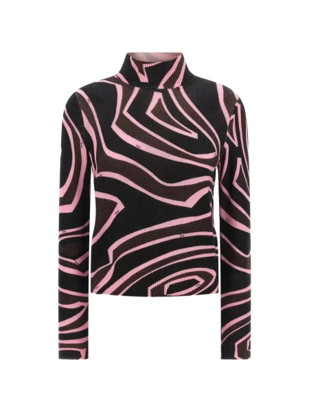 Pulover Pucci de lână cu imagine maro