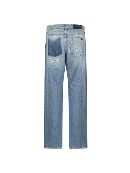 Jeansy 7 For All Mankind niebieskie