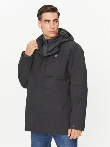Wrangler Geacă de iarnă Waterproof Puffer negru